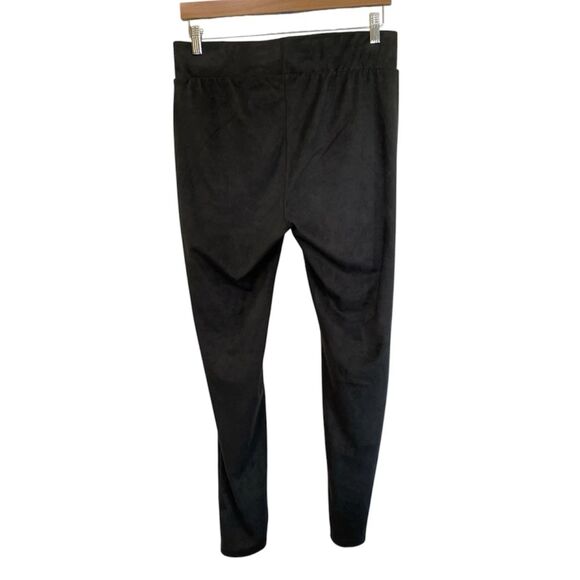 Seven7 Women's Large Pull On, Ankle Leggings, Charcoal Gray, Stretch, Soft Fill - Picture 2 of 13